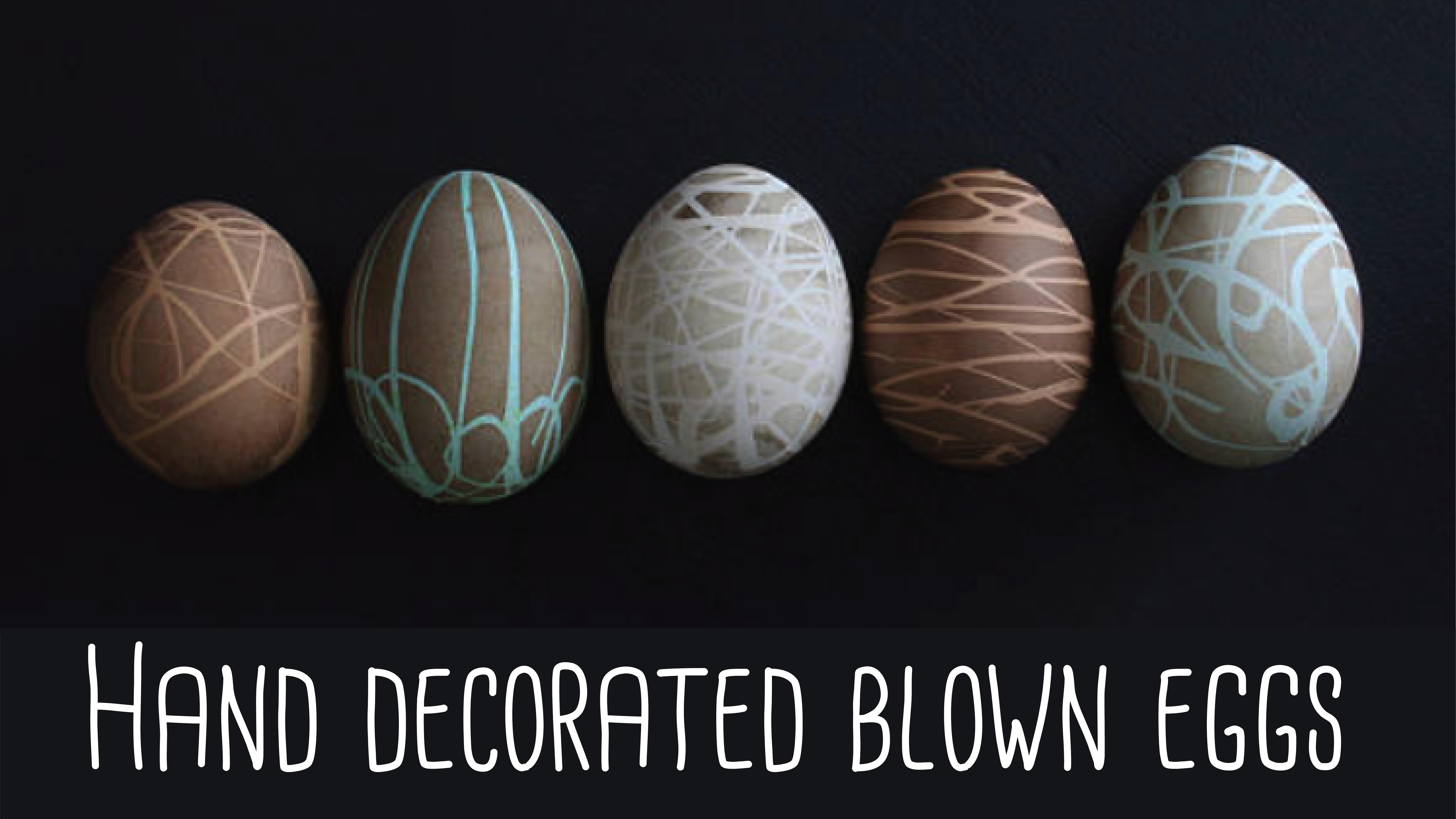 Hand Decorated Blown Eggs Fuller Art House