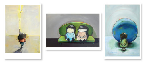 5 pack postcards